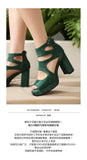 Summer Sexy Gladiator Women Sandals Designer Peep Toe Hollow Out High Heels Platform Party Ladies Shoes Zipper Sandales Femmes