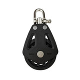 High Load Sheave Block Universal Head Swivel Shackle Single Pulley Plain Bearing Block Rope Runner Universal Boat Accessories
