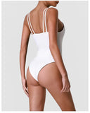 Summer Women's Camisole Yoga Jumpsuit Sexy Sleeveless High Elasticity Shaping Sports One Piece Suit Outdoor Gym Fitness Bodysuit
