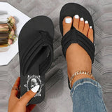 Summer Slippers Women Wedges Sandals Super High Heels Ladies Fashion Flip Flops Cute Bowknot Female Party Shoes Plus Size Slides