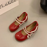 Women's Retro Elegant Shallow Mouth Casual Wedge Heel Mary Jane Shoes  Autumn New Fashion Versatile Comfortable Single Shoes