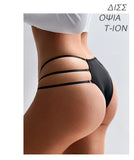 Ice Silk Sports Panties Sexy Women Underwear Low Waist Crotch Cotton Hollow Out Sex G String Female Seamless Briefs