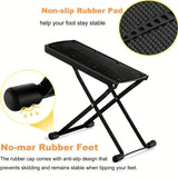 Pedicure Foot Rest Stand Beauty Footrest for Pedicures Toenail Care Stand with Non-Slip Rubber Adjustable Foot Pedal