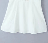 Foridol Lace Up Mini Summer Dress Sundress Women Spaghetti Strap Sexy Short White Beach Vestidos Fishbone Party Club Dress 2025