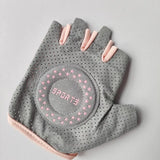 Women's Anti-Slip Wear-Resistant Fitness Half Finger Gloves for Yoga Spinning Bike Sports Cycling - Sweat Absorbent Cocoon-Free