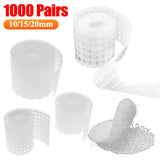 1000pair 10/15/20mm White Dot Sticker Self Adhesive Fastener Hook and-Loop Tape Nylon Strong Glue Velcroing Adhesivo Muy Fuerte