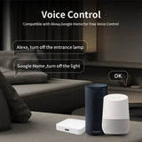 TNCE Tuya US WiFi or zigbee Smart Wall Switch 1/2/3/4 Gang Wire Touch Sensor LED Light Switches Smart Home Alexa Google Home