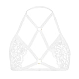New Sexy Lace Women's Bra Lingerie Fashion Push Up Female Bralette Top Adjustable No-Slip Female Bra Perspective Women Underwear