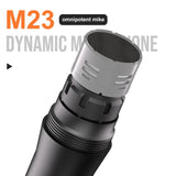 Wireless Microphone M23-4 UHF Recording Universal Karaoke Mic With Lithium Battery Receiver For Party Church Speaker