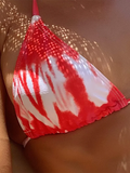 3 Piece Triangle Halter Bikini Set Swimsuit & Swimdress Skirt Sexy Swimwear Women 2026 Bathing Swimming Suit Female Summer Beach