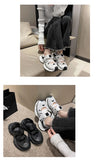 Spring New Round Head Small White Shoes Female Hundred Casual Womens Board Shoes Thick Bottom Women Sneakers