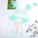 Langerie Bilizna Sexy Lingerie Outfit Vulgar Female Underwear Set for Women Clothes Sex Bіdzna Z Video Access Women's Langgery