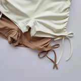 High-Waisted Women's Yoga Fitness Shorts Sexy Drawstring Tied Three-Part Sports Hot Pants for Fitness And Exercise