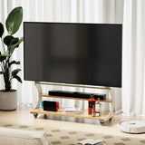 Mobile Rolling TV Stand for 50-100inch TVs Cart TV Shelf Mute Wheels up to 220lbs Max VESA 900x600mmFloor Stand TV Support Shelf