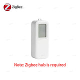 Zigbee Waterproof Temperature Humidity Sensor With Optional LCD Screen Smart Home Thermometer Hygrometer For Smart Life Tuya Z2M