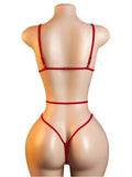 Teddy Sexy Crotchless Bodysuits Women Lingerie Bra Sets Transparent Babydolls Nightwear Erotic Set Deep V Seductive Underwear