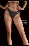 Sexy Silk Horse Oil Stockings Thin Anti-Snag Glossy Pearl Pantyhose Solid Color Transparent Mesh Nightclub Wear Pantyhose 0RG0