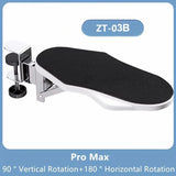 1pc Adjustable Ergonomic Arm Rest - Foldable Desk Extension with Rotating Wrist Pad for Home & Office Comfort Wrist Rest Support
