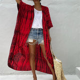 17 Colors Leopard Printed Colorful With Belt Tunic Cover-ups Beach Dress Beach Wear Beachwear Female Women Beach Cover Up V4510L