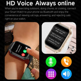 2026 New Fashion 1.83'' Smart Watch Men Women Bluetooth Call Heart Rate Monitor Voice Assistant Multiple Sports Modes Smartwatch