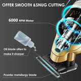 Kemei 2293 Men Zero Gapped Cordless Hair Clipper Professional Hair Beard Trimmer Barber Rechargeable Finish Hair Cutting Machine