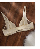 Elegant Deep V Rabbit Ear Bra 2026, Wireless Invisible Summer Bralette, Breathable Comfort Bra for Small Chest, Sophisticated