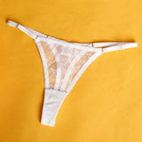 Toucheart Sexy Lingerie Set for Women Solid Color Mesh See-through Plunge Women's Sexy Garters Interesting Underwear 3-piece Set