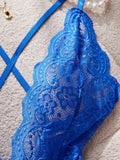 Women's Lace Bodysuit Comfortable Soft Stretch Fashion Casual One Piece Underwear Sleepwear
