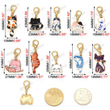 Cat Knitting Stitch Markers Metal Animal Enamel Charms Crochet Locking Knitting Markers Sew Accessories