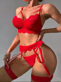 Sexy Lace Lingerie Set Women's Underwear Transparent Bra Panty Sets Lace Black Lingerie Bra Set Underwear Set