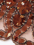 Womens Summer Sequined Mini Skirt Slim Fit Stylish Beaded Geometric Pattern Low Rise Short Skirts