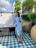 New Summer Two Piece Sets Swimwear Split Sports Skirt-Style Fashion Print Swimsuit Womens Swimming Thin Bathing Suit Bikini Set