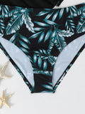 Strappy Printed Tankini 2026 Large Plus Size Swimsuit Women Beach Dress Swimwear Female Bathers Bathing Swimming Swim Suit 4XL