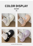 Fashion Mary Jane Garden Shoes Woman Platform Slippers Cute DIY Thick Sole Girls Summer Indoor Beach Slides Ladies Footwear