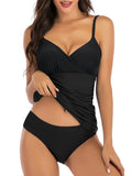 Strappy Tankini Set Two Pieces Swimsuit Women 2026 Printed Swimwear Female Beach Wear Bathers Bathing Swimming Swim Suit