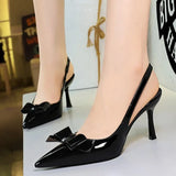 Luxury Designer Burgundy Suede Ankle Strap Pumps Sexy Pointed Toe Ankle Buckle Elegant Heels Fashion Wedding Party Shoes Shoes
