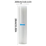 Vacuum Sealer Bags Rolls for Food Commercial Grade BPA Free Puncture Prevention Great for Sous Vide Cooking