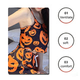 Sexy Halloween Pajamas Pumpkin Print Pajama Sets Suspender 2-piece Sleepwear Set Women's Pajamas European and American Home Wear
