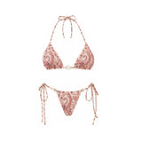2026 3Pcs Bandeau Biquini Women Sexy Bikini Women Swimsuit Printed Swimwear Female Swim Suit Mini Skirt Bathingsuit Beachwear