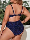 Leopard Push Up Bikini 2026 Large Plus Big Size Swimsuit Women High Waist Swimwear Female Bathers Bathing Swimming Swim Suit 4XL