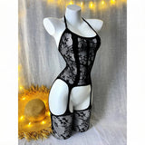 1PC Women Sexy Fishnet Beach Cover Up Hollow Out Bodycon Bodysuit See Through Summer Swimwear