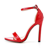 2026 spring Fashion Large Size 11cm Woman Sexy Dance Shoes Sandals Women Shoe Summer High Heels Stiletto Elegant Party Shoe