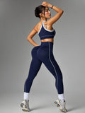 2 pcs Women Seamless Yoga Sets Jogging Outfit Sport Leggings Bra Sportswear Woman Gym Outfit Workout Set Yoga Clothes Activewear