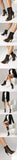 Plus Size 48 Sexy Black Sequined Summer Boots Peep Toe Cross-tied Ankle Boots Zipper Silver Thin High Heels Boots Party Shoe