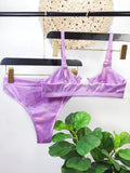 Sexy Bikini Push Up High Waist Swimwear Swimsuit Women Bronzing Snakeskin Print Bikinis Set Bathing Suit Female Metal Hoop Decor