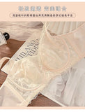 Plus Size Wireless Bra Women Summer Thin Minimizer Large Bust Support Side Coverage Anti Sagging Adjustable Straps Comfort White