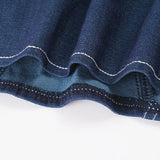 2026 Street style stretch imitation denim camisole V-neck slim fit versatile hot girl top