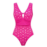 2Pcs Laster Cut Swimsuit Women Sexy Bikini Push Up Swimwear 2025 V Neck Swim Suit Female Bandeau Biquini Bathing Suit Beachwear