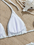 sexy floral print halter bikinis sets biquini micor string tie swimsuit Swimwear Biquini conjunto de bikini tankini beachwear