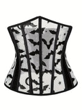 Royal corset body-shaping corset undergarment thin and breathable summer style with a cinched waist and plastic-boned mesh sexy